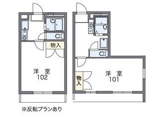 レオパレスラ・クロシェットの物件間取画像